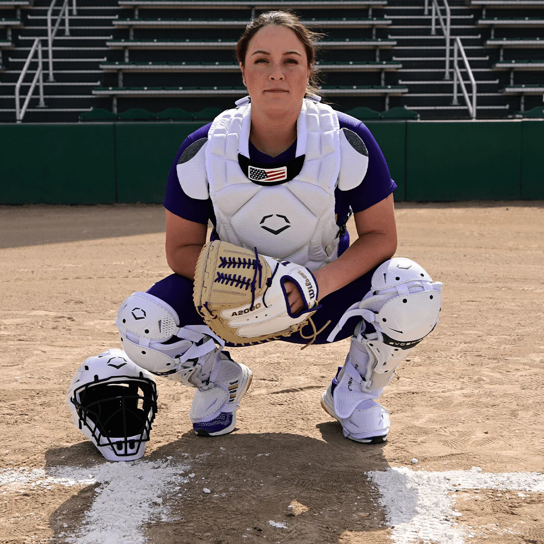 EvoShield G2S Fastpitch Catcher's Gear Kit NOCSAE APPROVED: WB574450 - Image 15