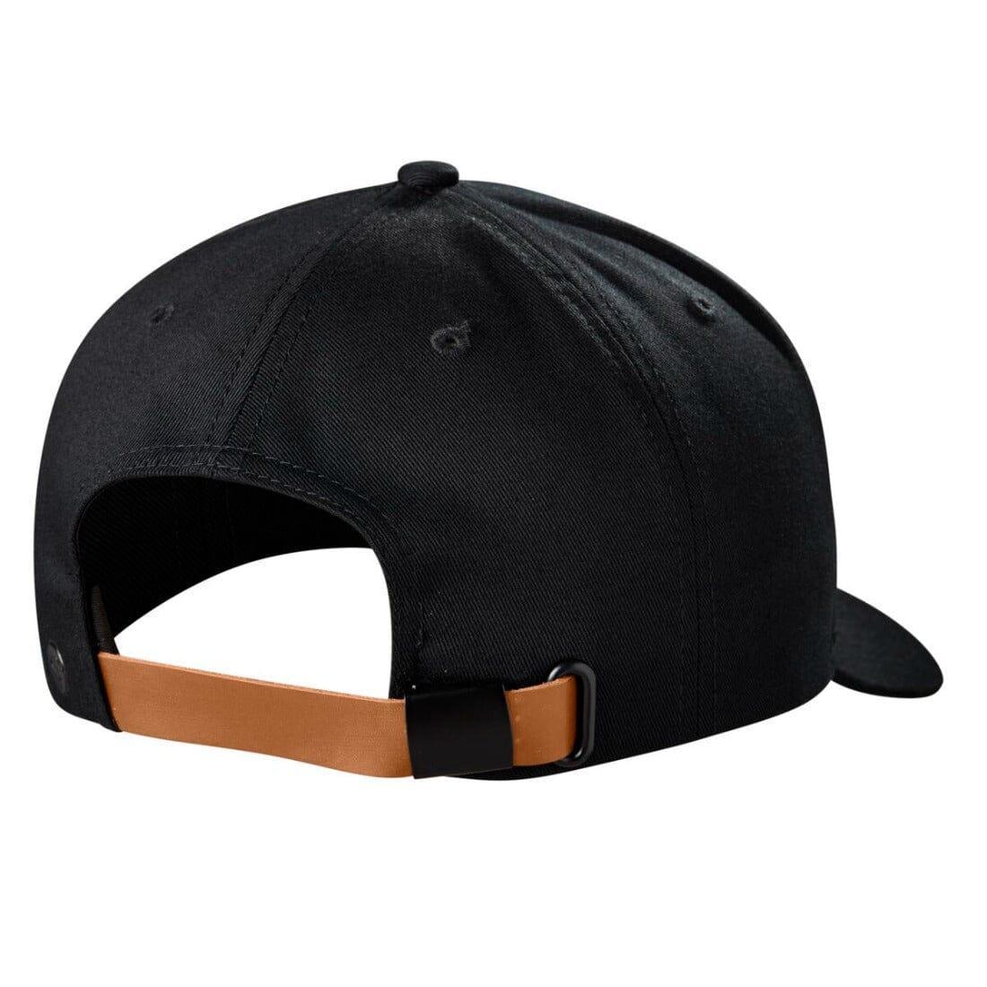 Evoshield Mocha Leather Patch Loopback Black Hat - Image 2