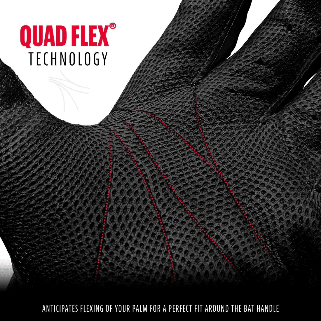 Franklin CFX Pro Black Batting Gloves: 20551F - Image 4