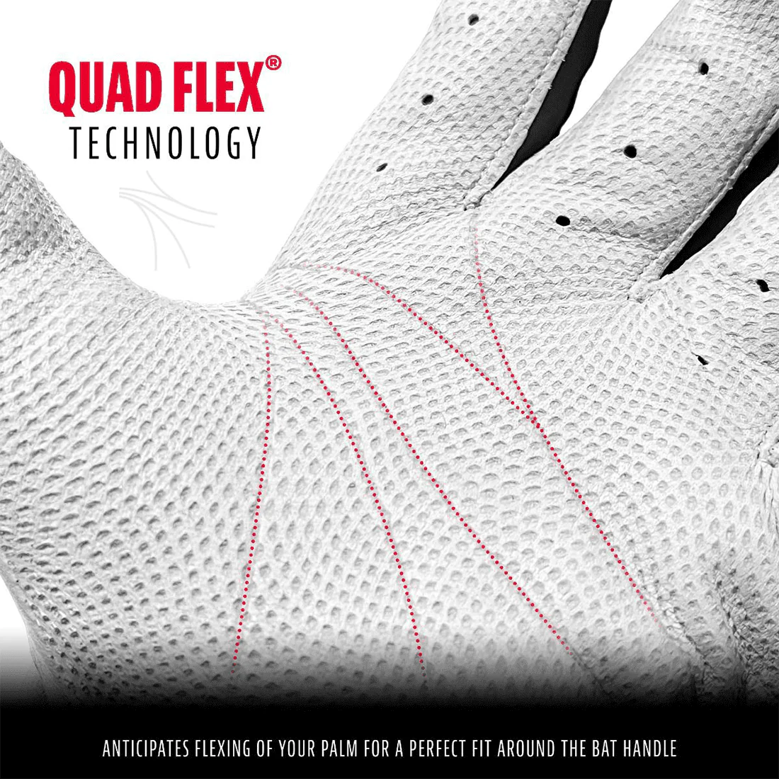 Franklin CFX Pro Pearl/Black Batting Gloves: 20550F - Image 4
