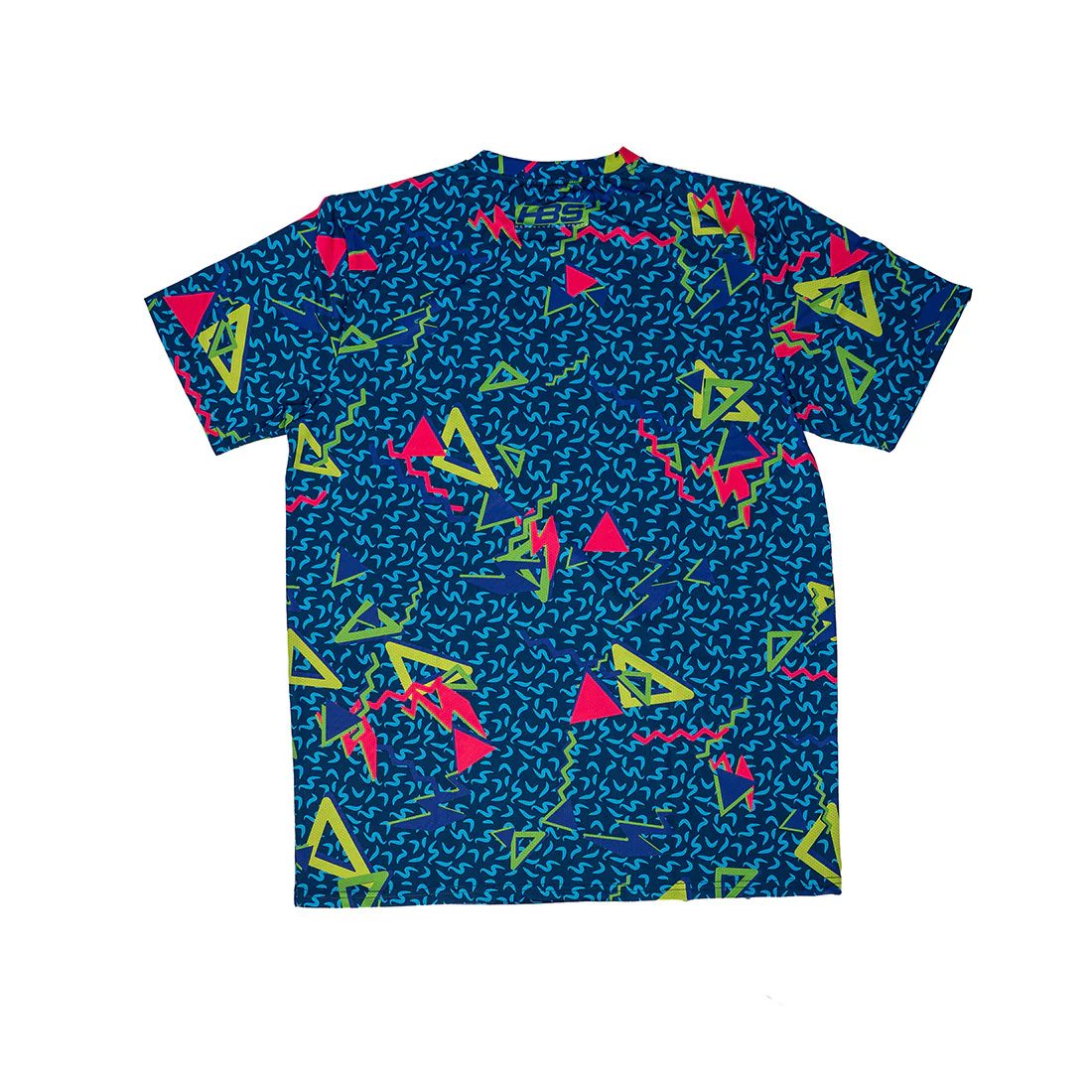 Headbanger Sports "90's Retro" Short Sleeve Micro Mesh Jersey: Blue - Image 6