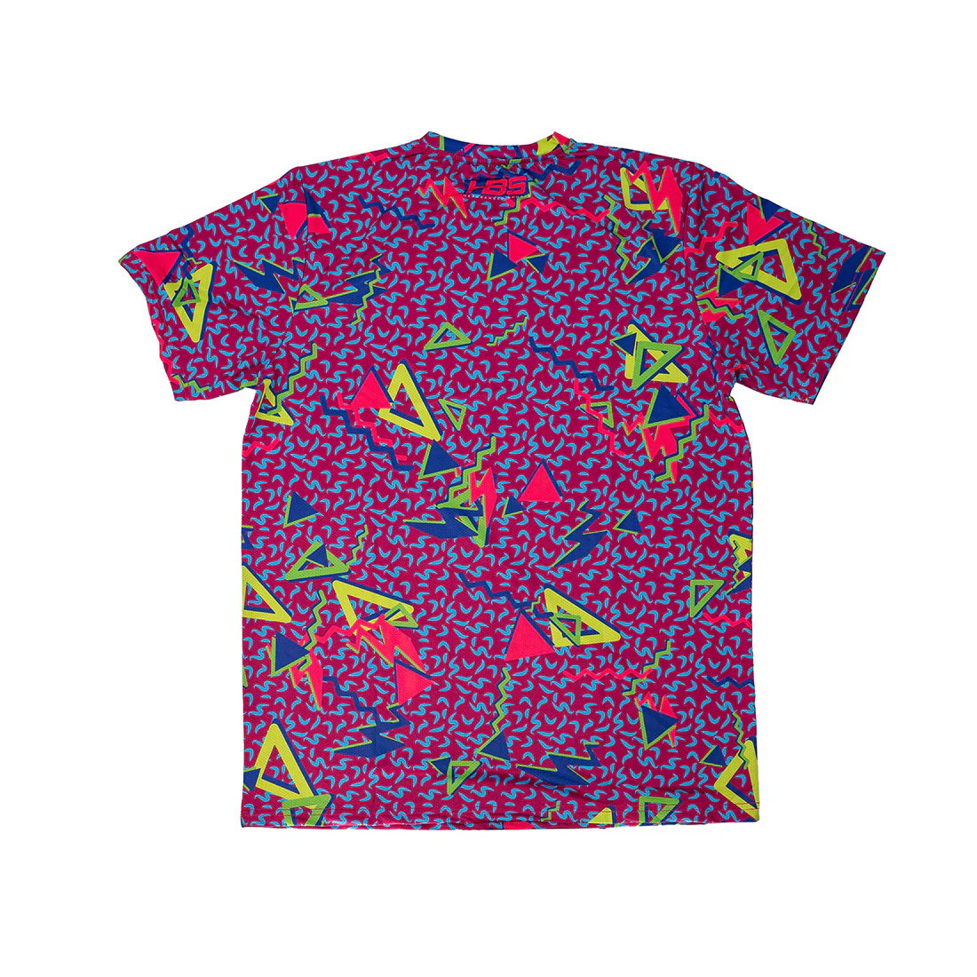 Headbanger Sports "90's Retro" Short Sleeve Micro Mesh Jersey: Pink - Image 5