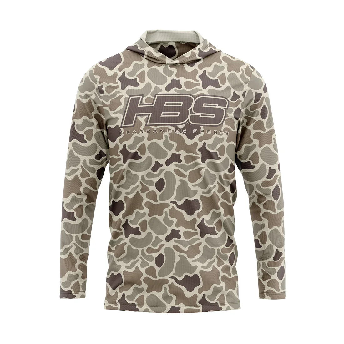 Headbanger Sports Exclusive Duck Camo Long Sleeve Lightweight Hoodies - Image 2
