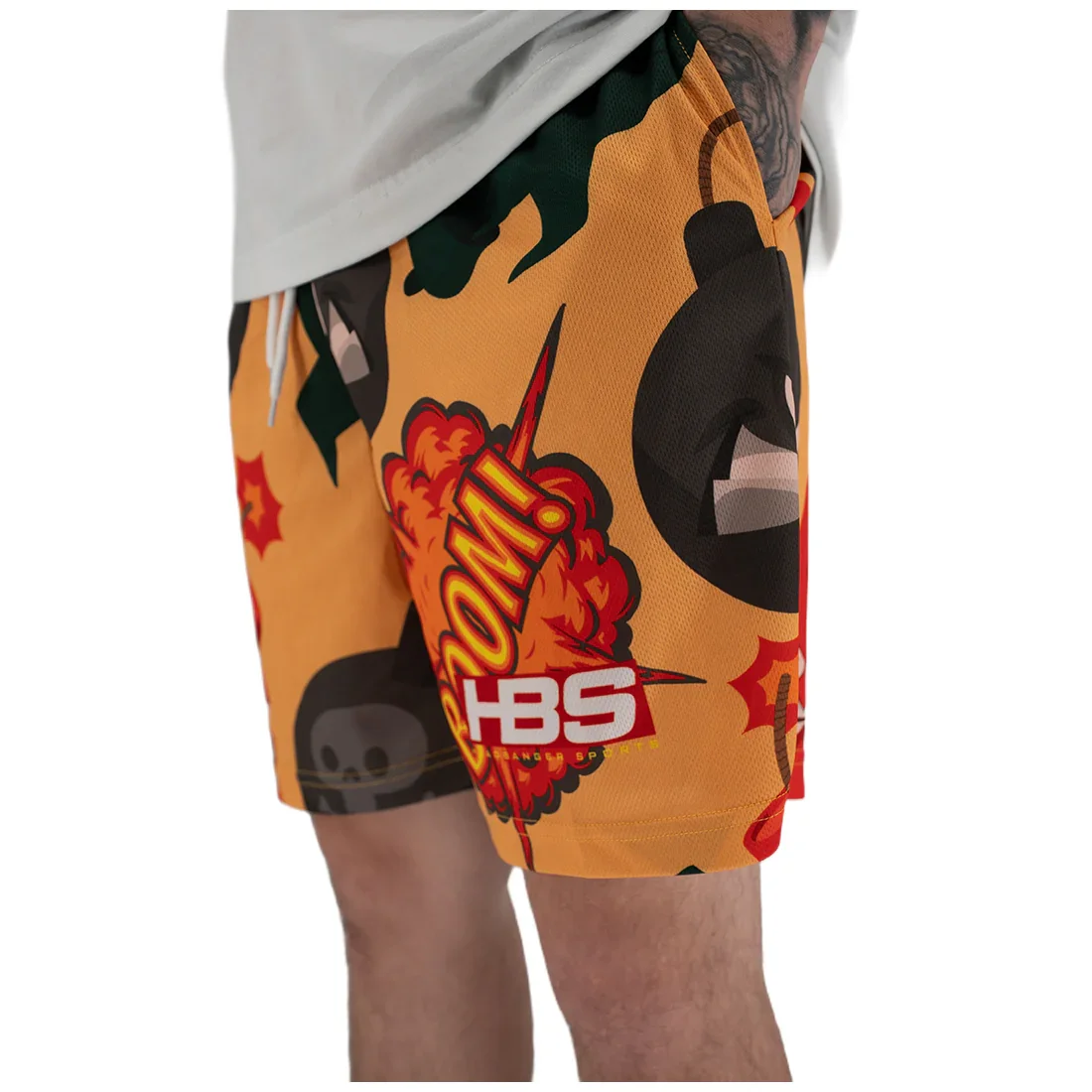Headbanger Sports Exclusive Mesh Graphic Shorts - Image 6