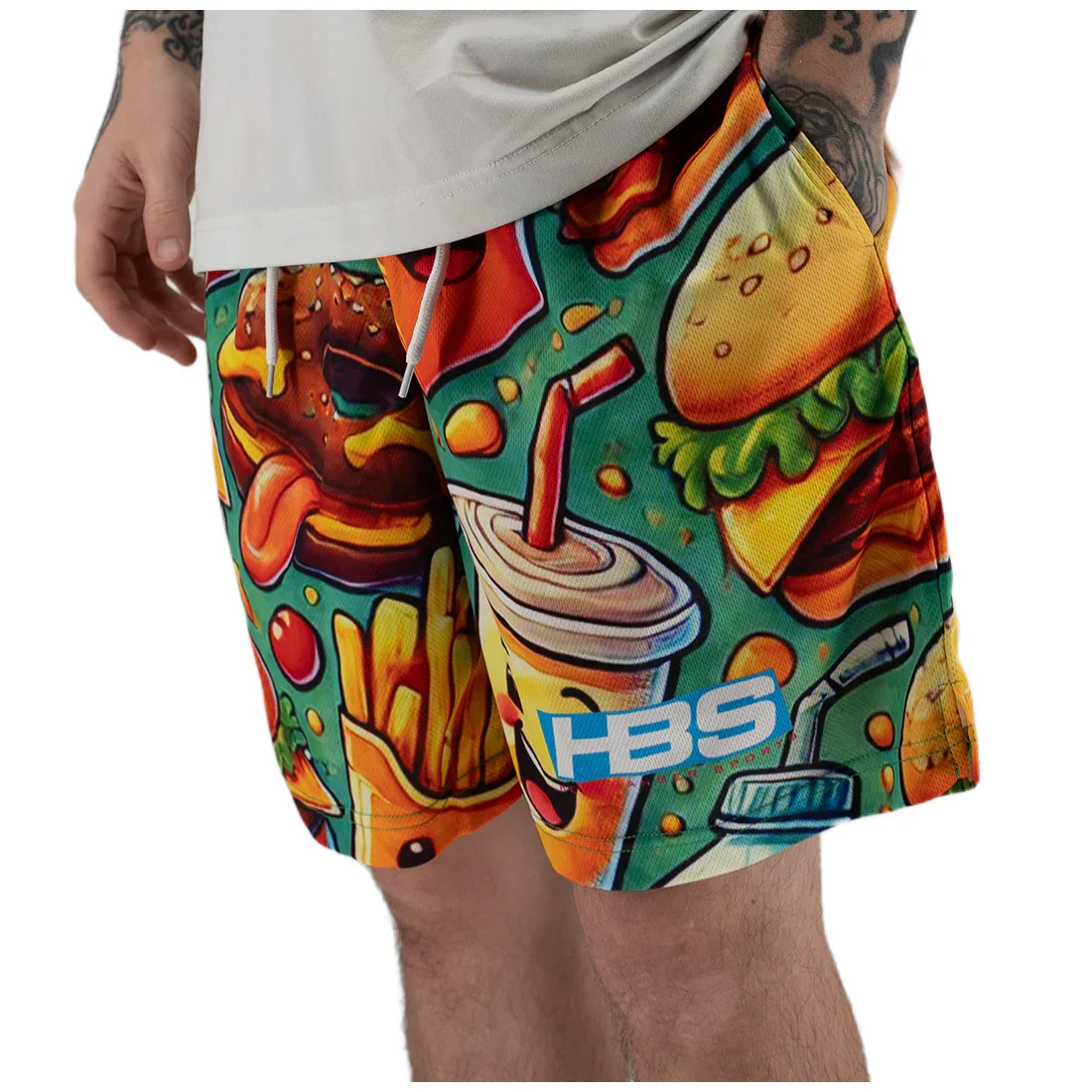 Headbanger Sports Exclusive Mesh Graphic Shorts - Image 8