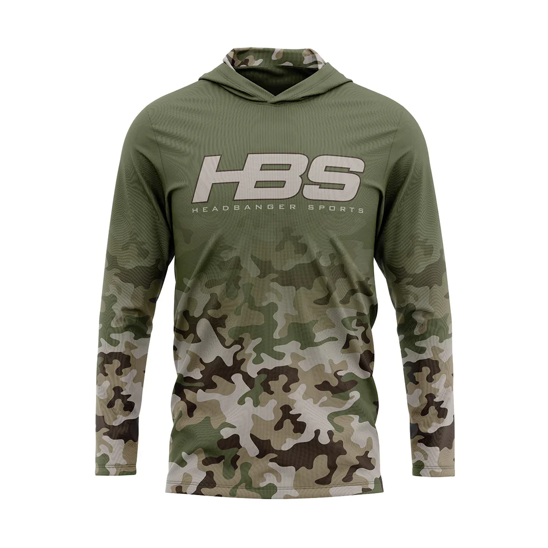 Headbanger Sports Exclusive 2025 "Military Worlds" Camo Lightweight Mesh Long Sleeve Hoodies - Image 5