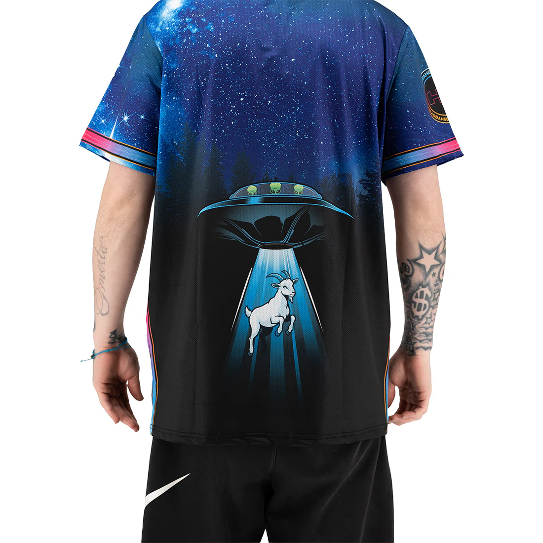 Headbanger Sports "The Galactic Goat" Short Sleeve Micro Mesh Jersey - Image 4