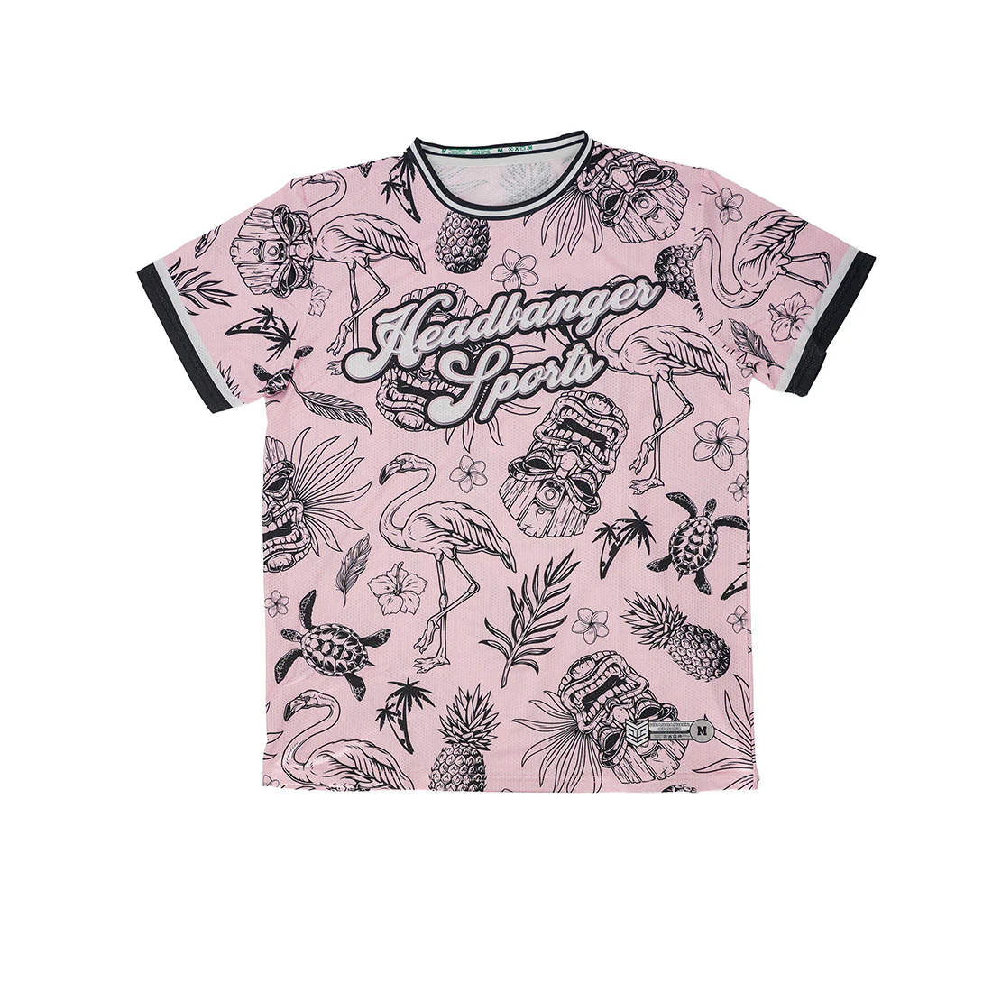 Headbanger Sports "Tropical Tiki" Short Sleeve Micro Sleeve Jersey: Multiple Colors - Image 3