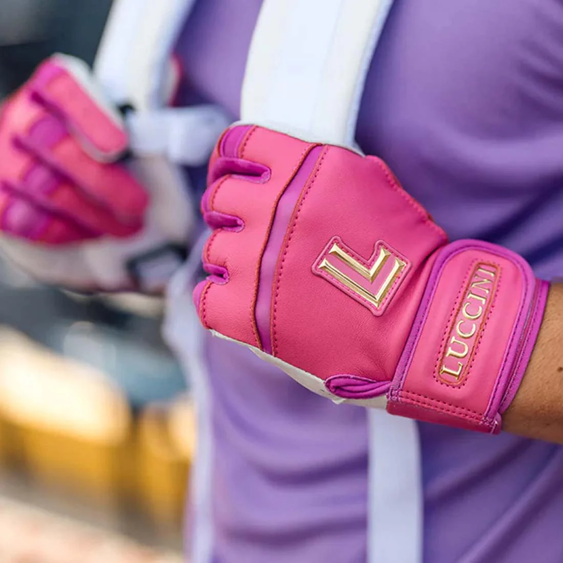 Luccini Premium Cabretta Leather Batting Gloves: Cinque Terre Series - Image 9