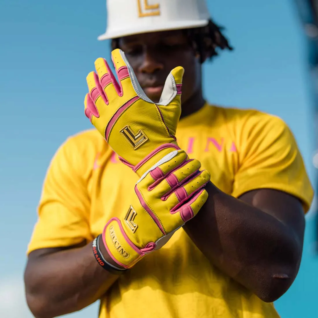 Luccini Premium Cabretta Leather Batting Gloves: Jordin Griffin Signature Series - Image 5