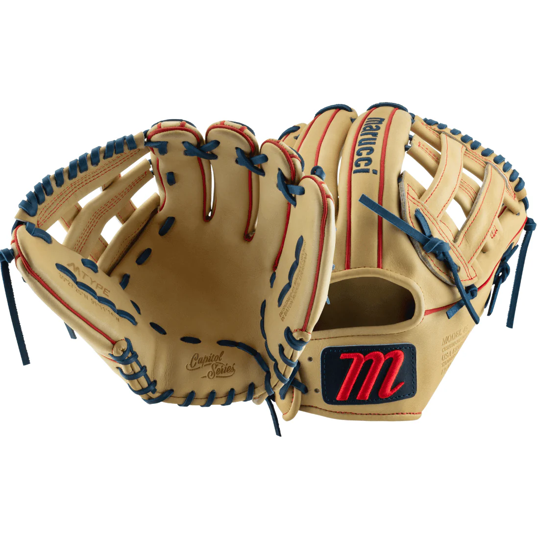 Marucci Capitol Series M Type 45A3 12" Infield Baseball Glove: MFG3CP45A3 - Image 5