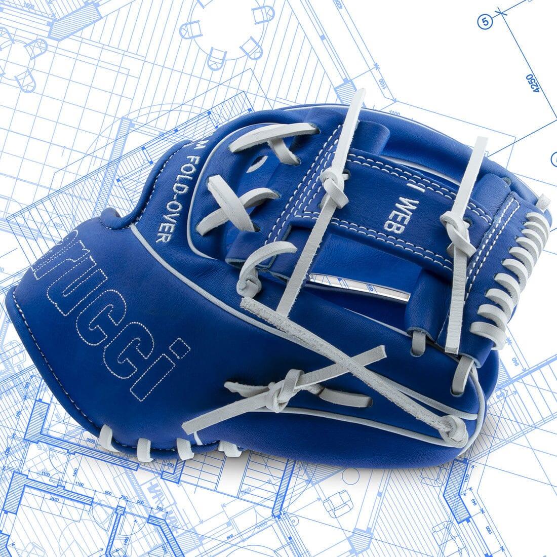 Marucci NightShift "The Blue Print" 44A2 11.75" Infield Baseball Glove: MFGNTSHFT-0102 - Image 2