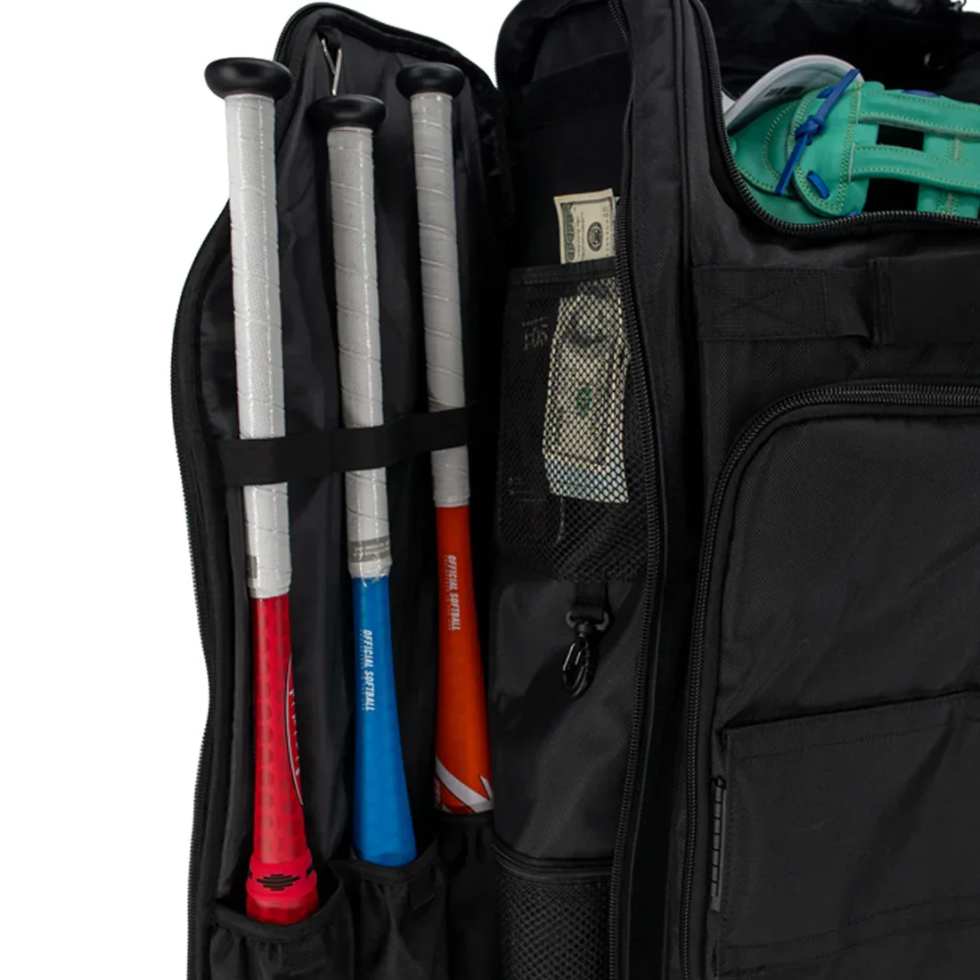Marucci XD Wheeled Baseball/Softball Bat Bag - Image 9