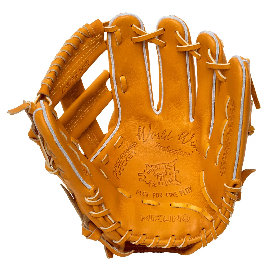 Mizuno Pro HAGA World Win 11.50" Limited Edition Japanese Infield Baseball Glove - Image 2