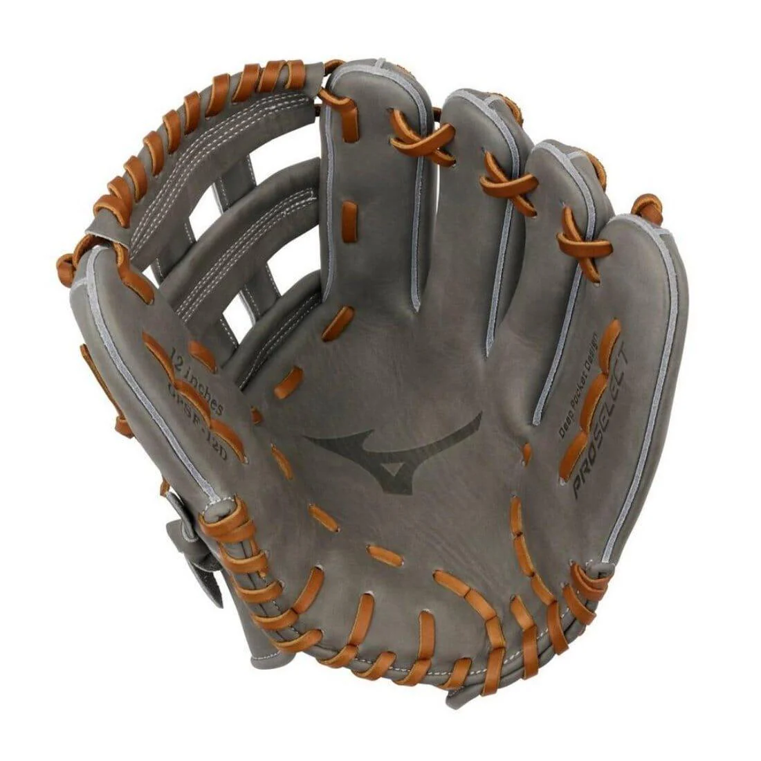 Mizuno Pro Select FP GPSF-12D 12" Premium Fastpitch Infield Glove: 313218.RG91 - Image 2