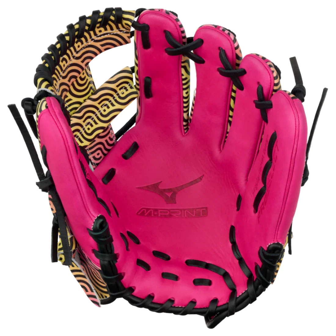 Mizuno Pro Select M-Print Miami Breeze 11.5" Baseball Glove: GPS-40RMPMB - Image 2