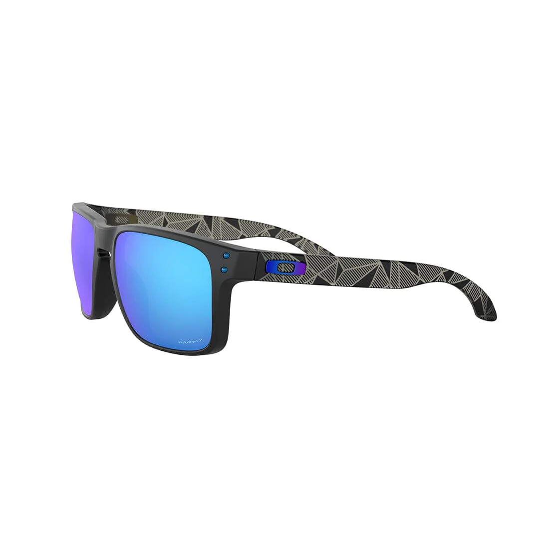 OAKLEY HOLBROOK Sunglasses Matte Black: Prizm Sapphire Polarized - Image 8