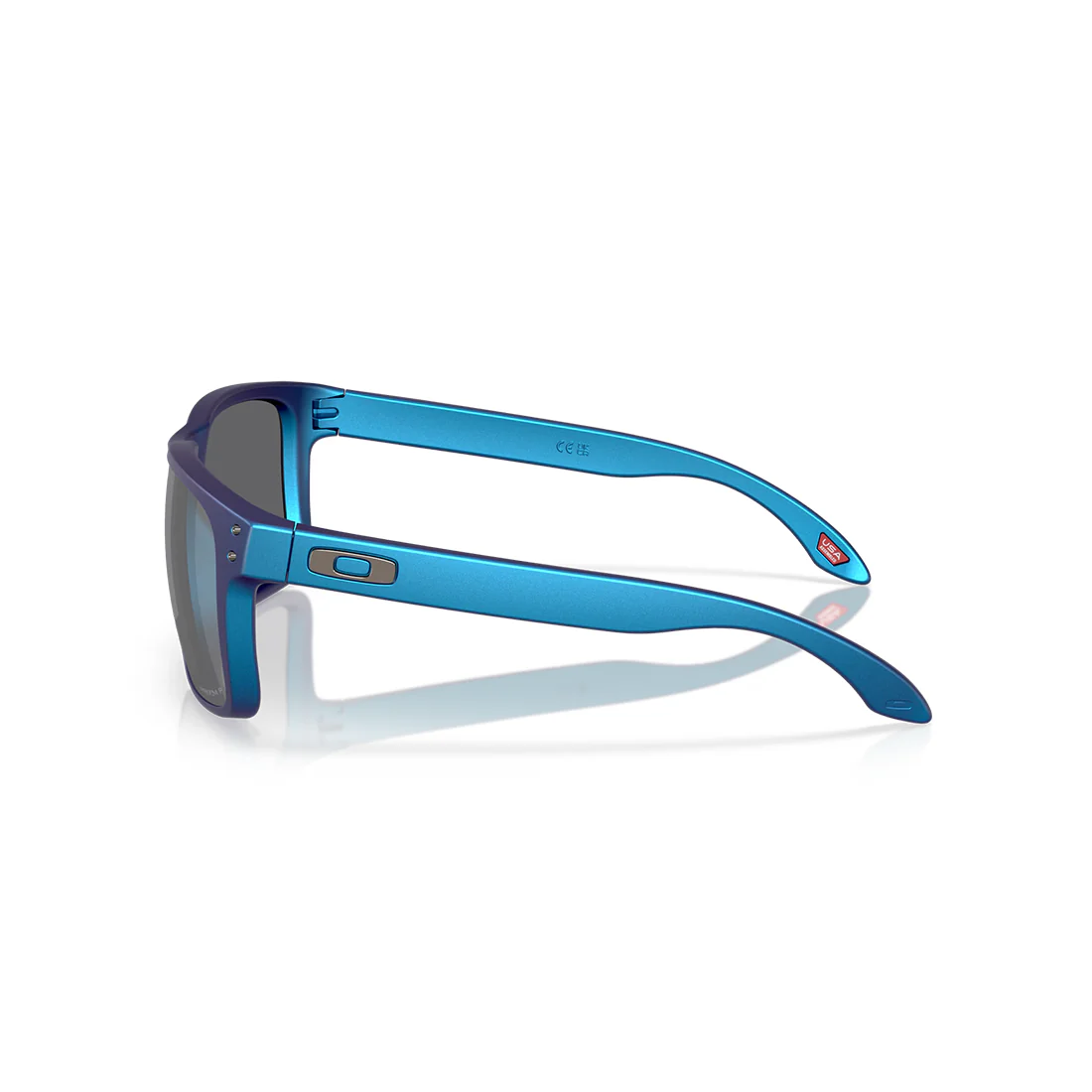 OAKLEY HOLBROOK XL Sunglasses Matte Cyan/Blue Colorshift: Prizm Black Polarized - Image 3