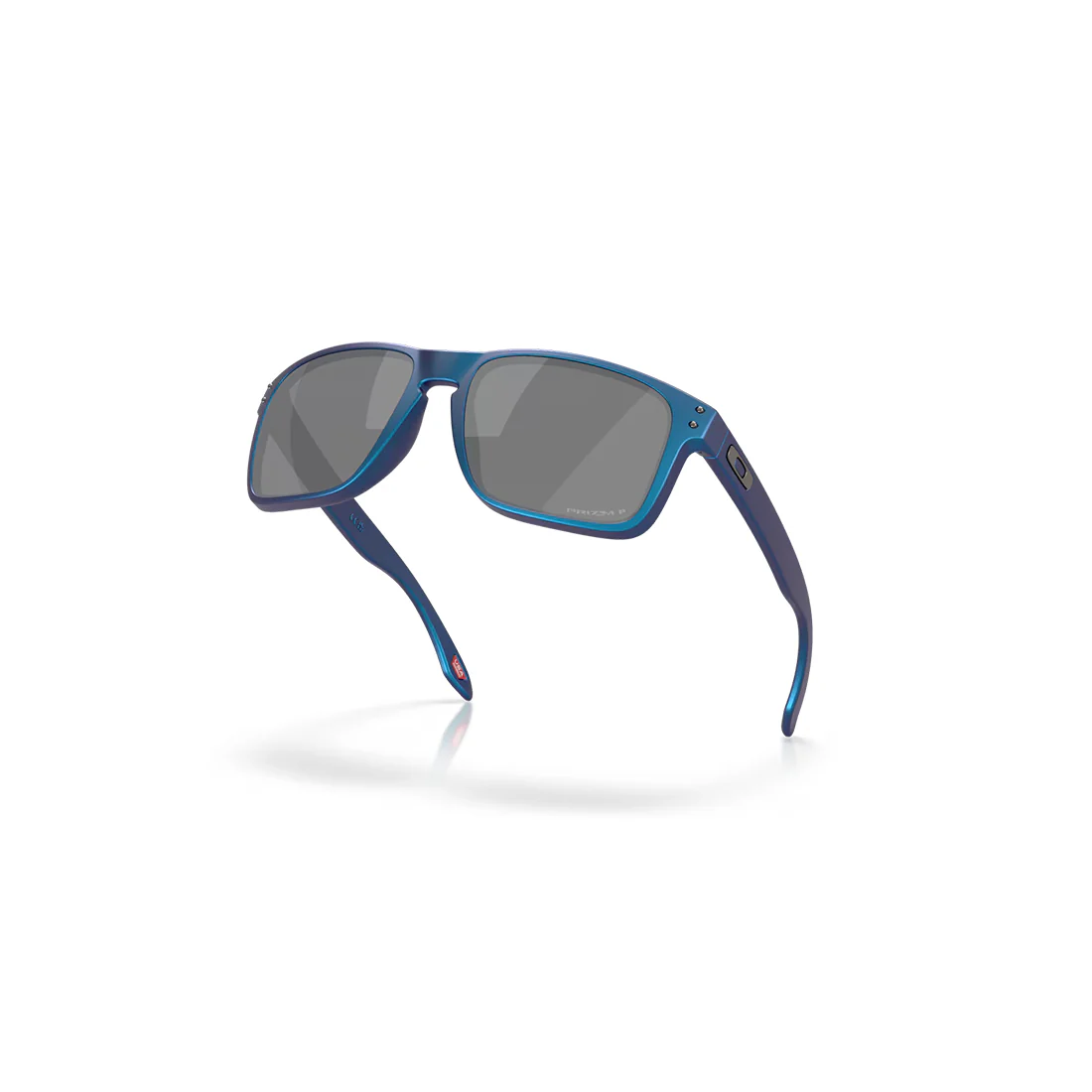 OAKLEY HOLBROOK XL Sunglasses Matte Cyan/Blue Colorshift: Prizm Black Polarized - Image 4