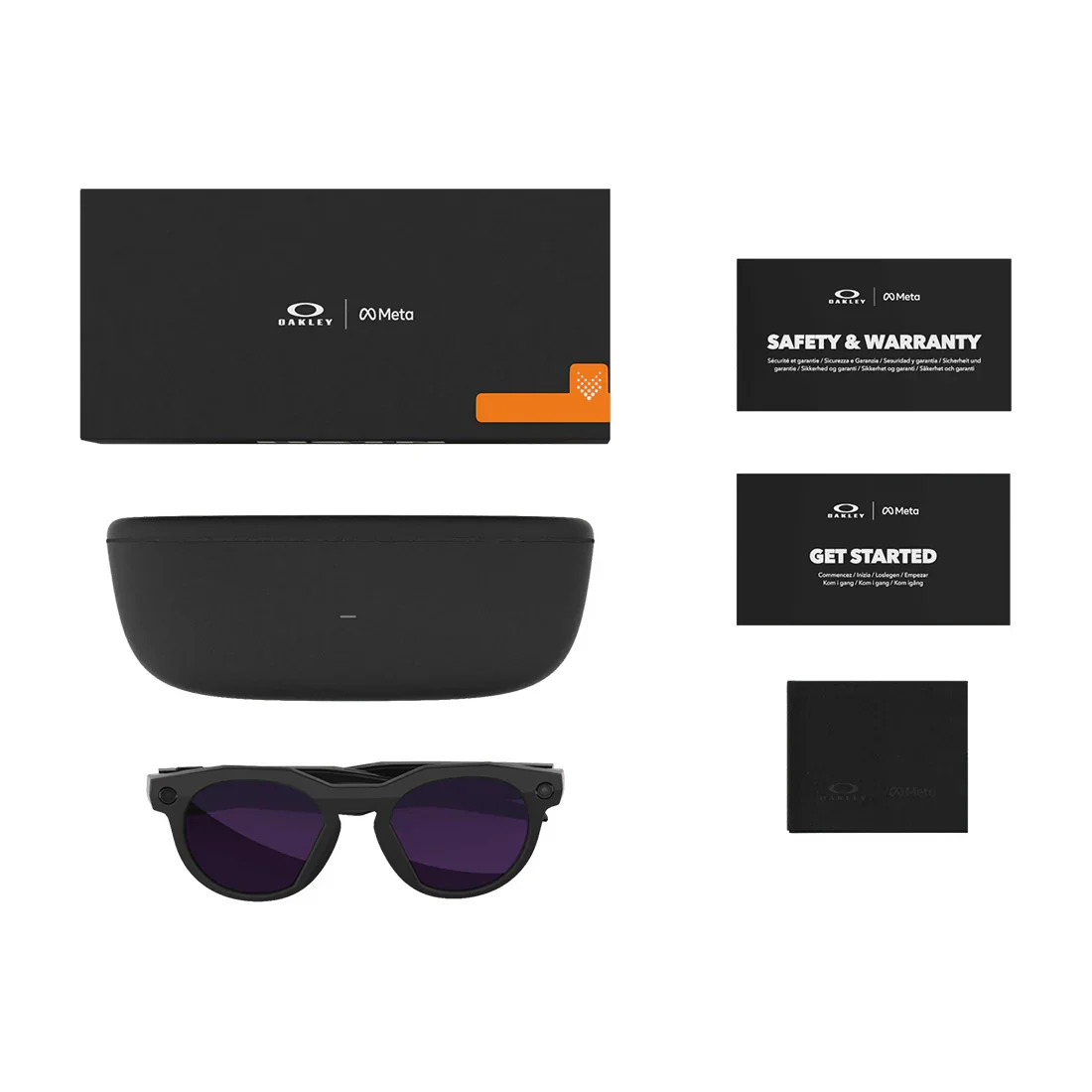 Oakley Meta HSTN Glasses: Transitions Amethyst / Transitions Lenses, Black Frame - Image 6