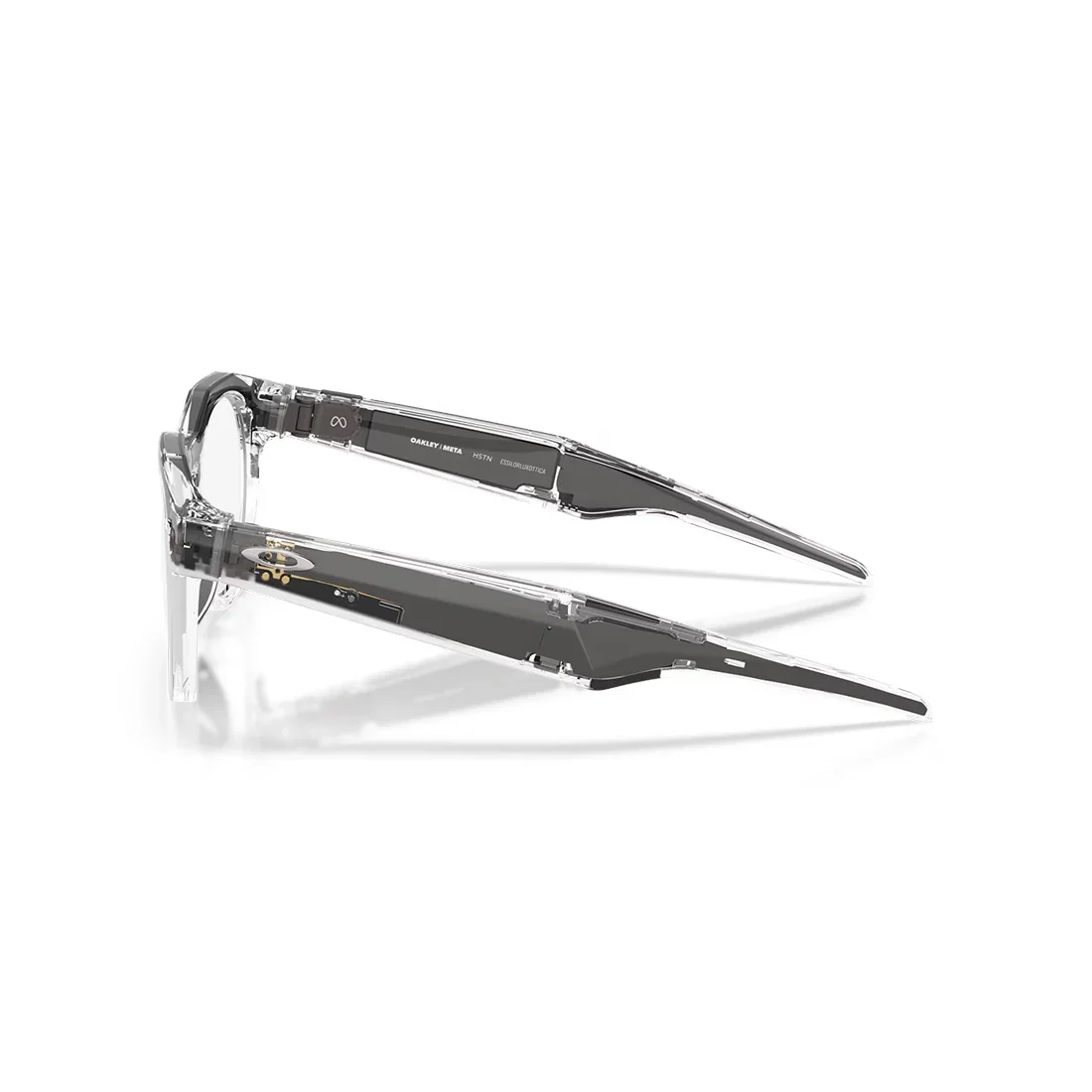Oakley Meta HSTN Glasses: Transitions Grey / Transitions Lenses, Clear Frame - Image 5