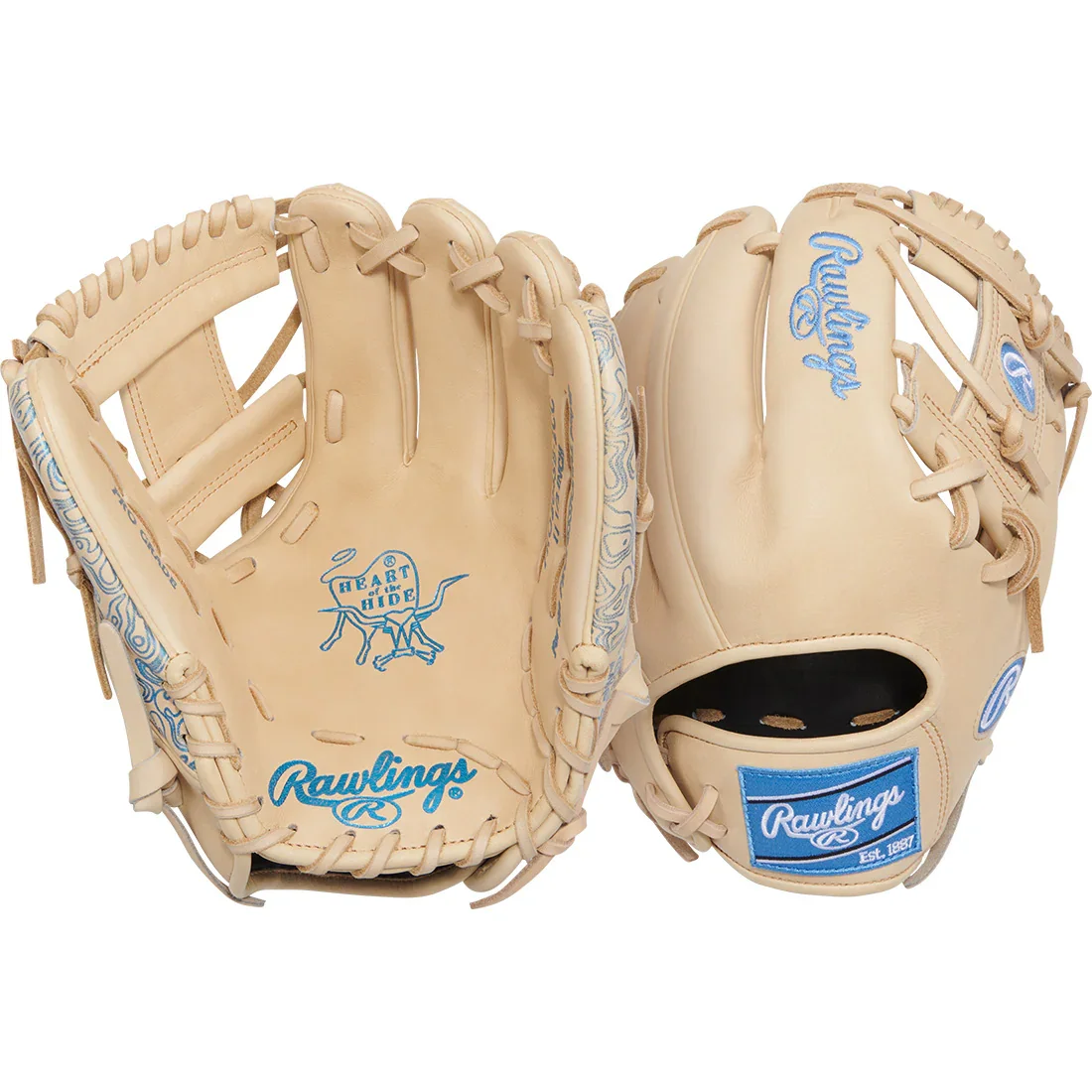 Rawlings Heart of the Hide 11.5" Fastpitch Softball Glove: PRO204SB-2CC - Image 5