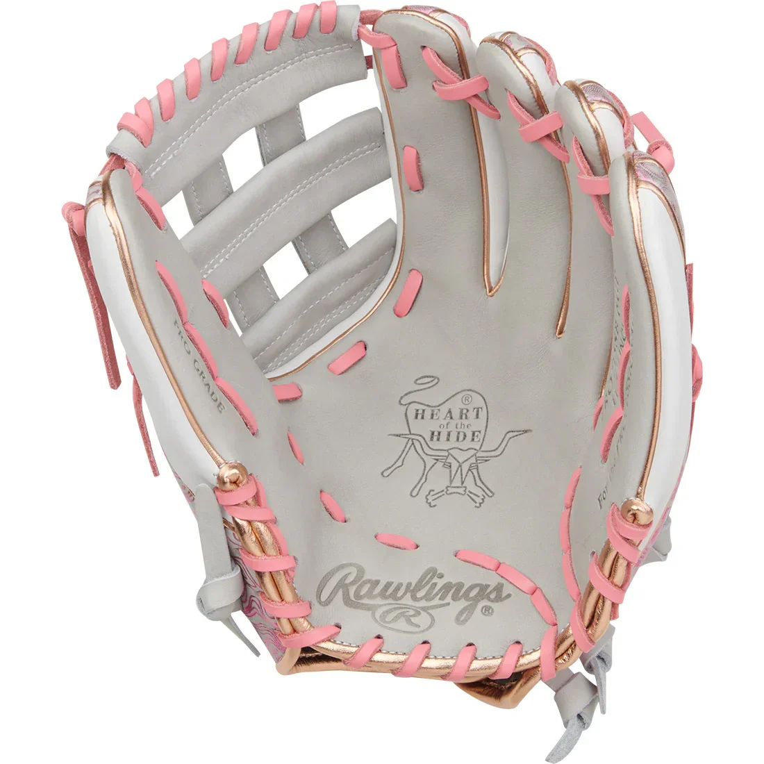 Rawlings Heart of the Hide 11.75" Foil Print Fastpitch Softball Glove: PRO715SB-6GP - Image 2