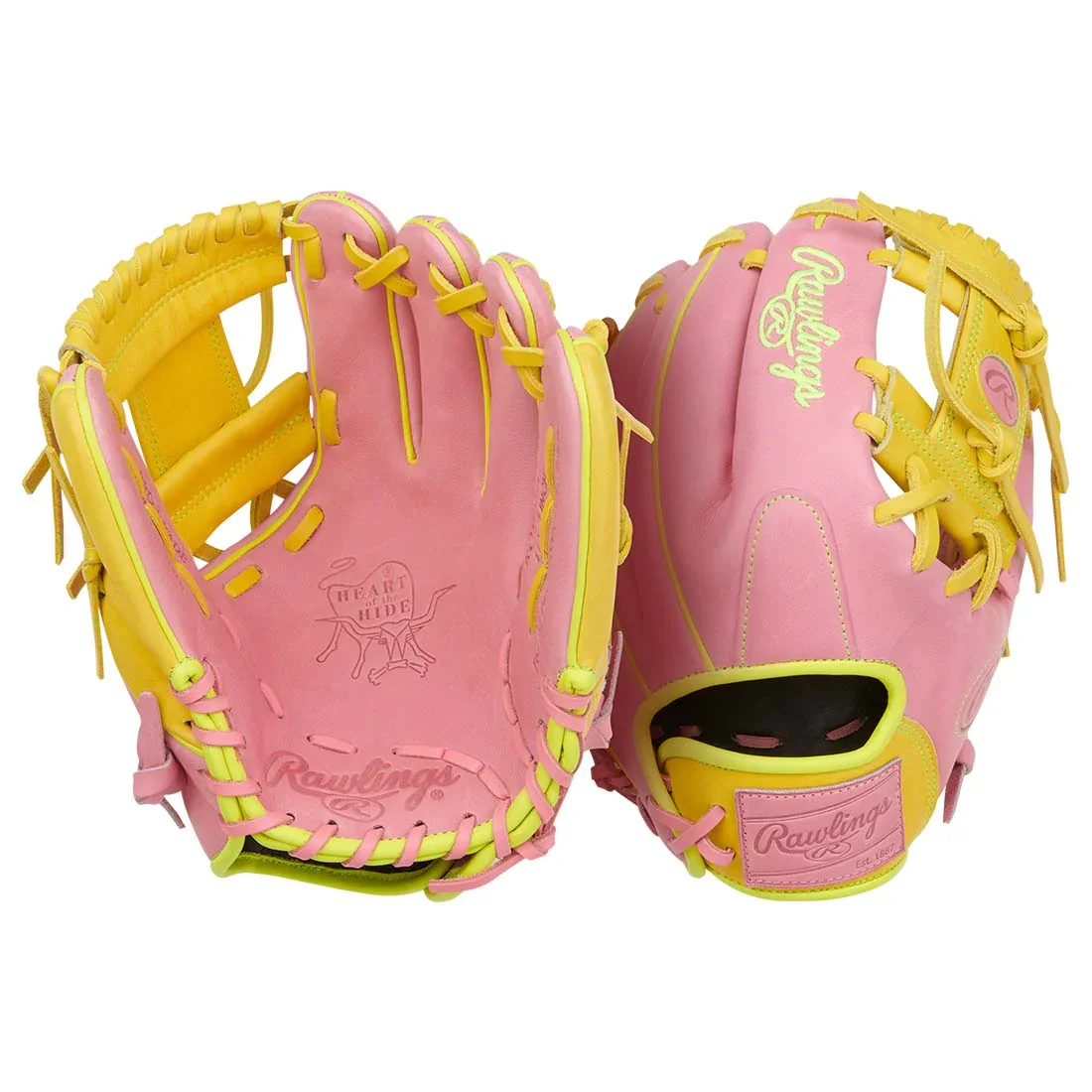 Rawlings Heart of the Hide 11.5" Infield Baseball Glove: PROR204U-2P - Image 2