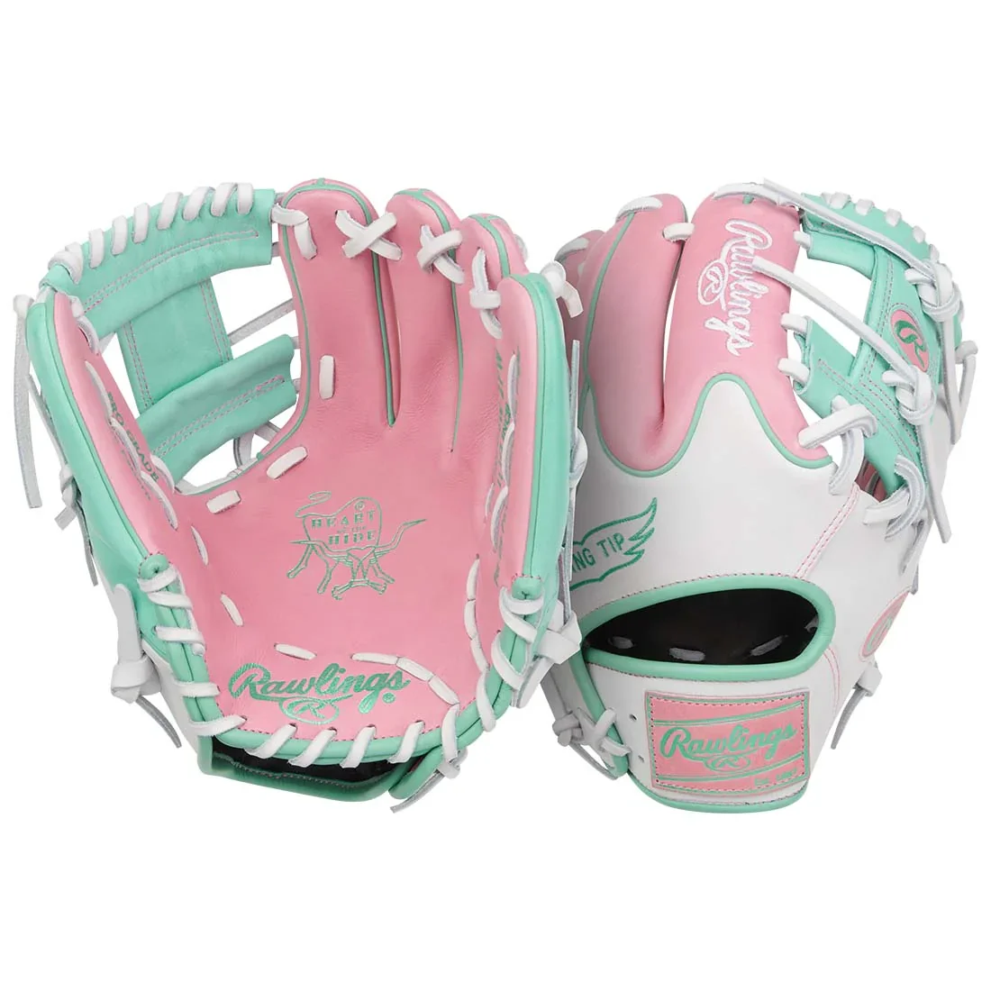 Rawlings Heart of the Hide 11.5" Infield Baseball Glove: PROR204W-2PW - Image 2