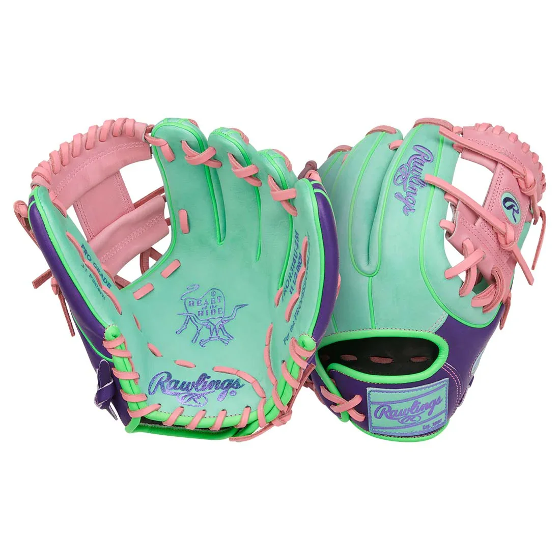 Rawlings Heart of the Hide 11.5" Infield Baseball Glove: PROR314U-2M - Image 2