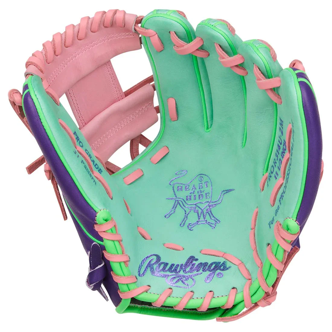 Rawlings Heart of the Hide 11.5" Infield Baseball Glove: PROR314U-2M - Image 3
