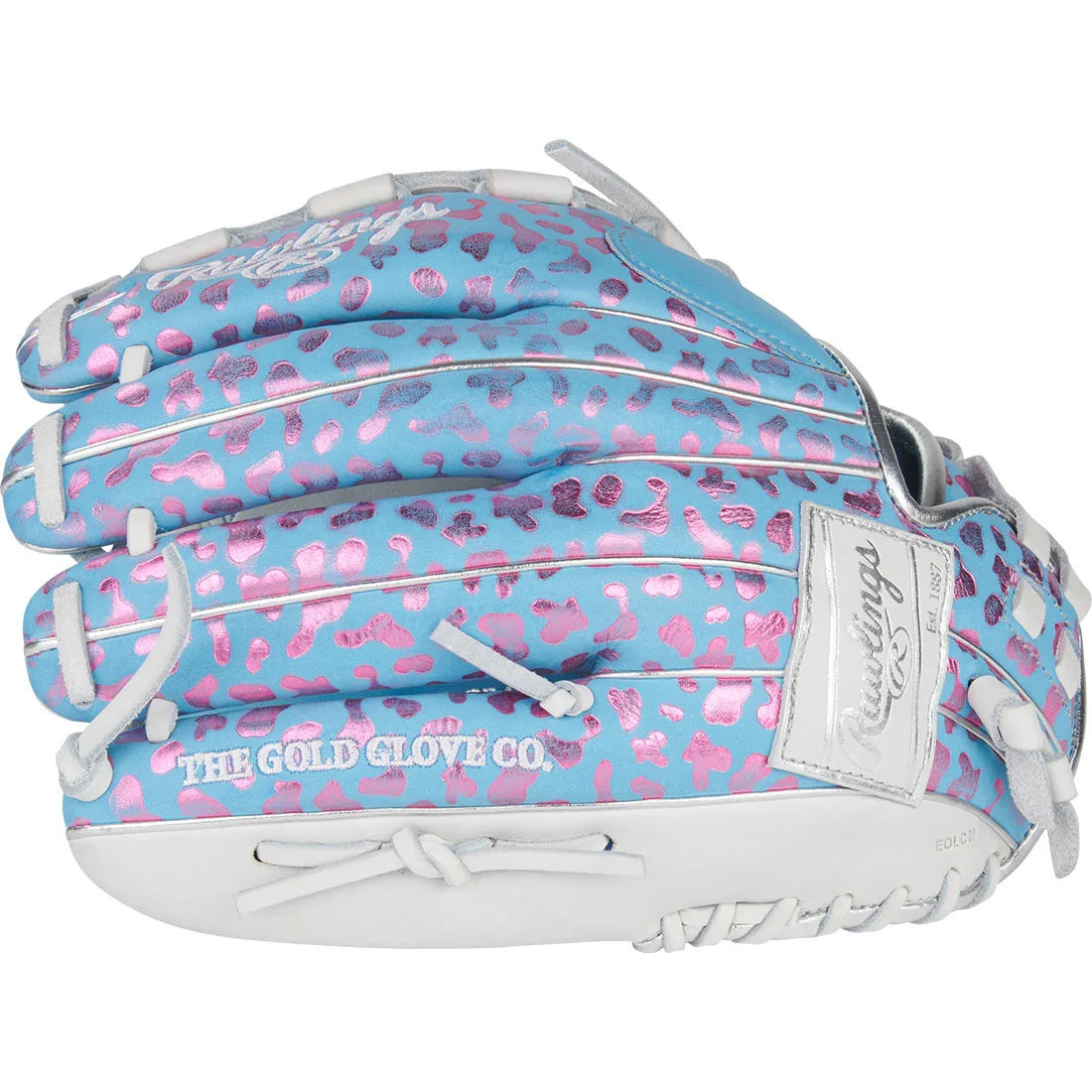 Rawlings Heart of the Hide 12.5" Foil Print Fastpitch Softball Glove: PRO125SB-3CBW - Image 4