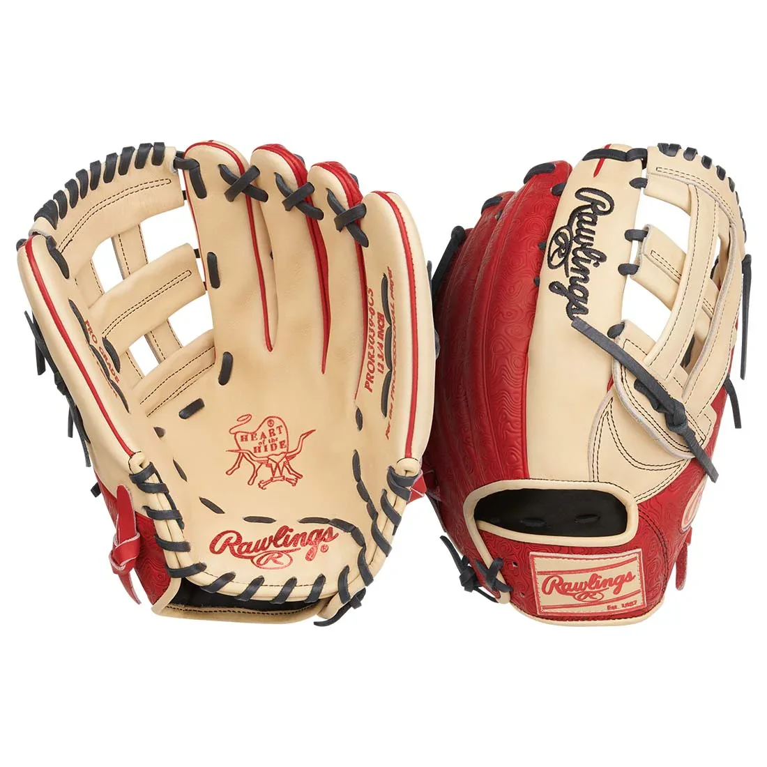 Rawlings Heart of the Hide 12.75" Outfield Baseball Glove: PROR3039-6CS - Image 2