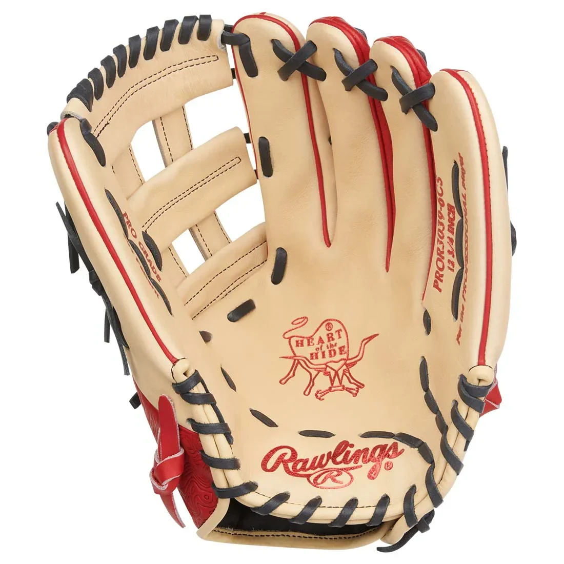Rawlings Heart of the Hide 12.75" Outfield Baseball Glove: PROR3039-6CS - Image 3