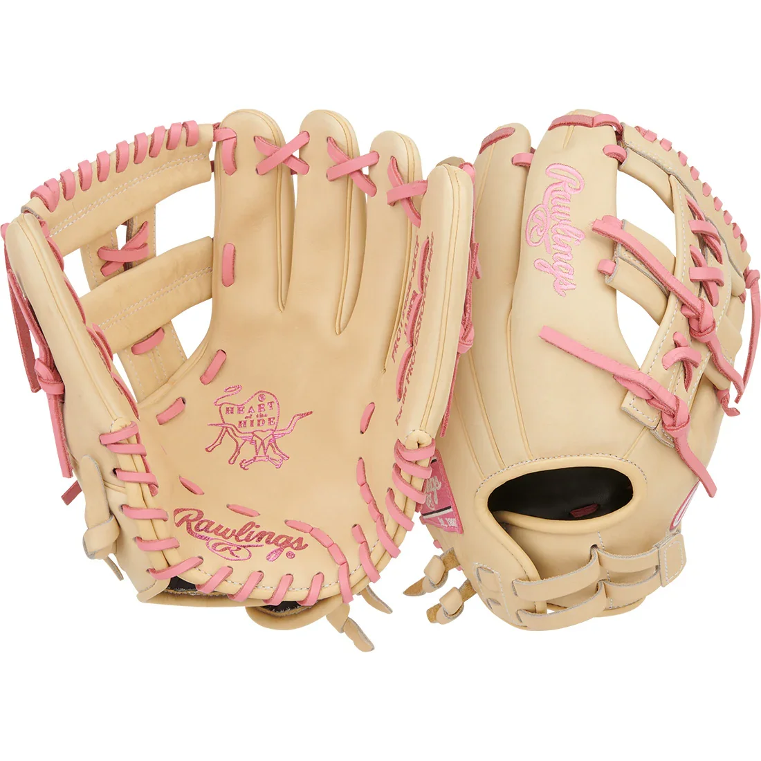 Rawlings Heart of the Hide 12" Fastpitch Softball Glove: PRO120SB-32CP - Image 5