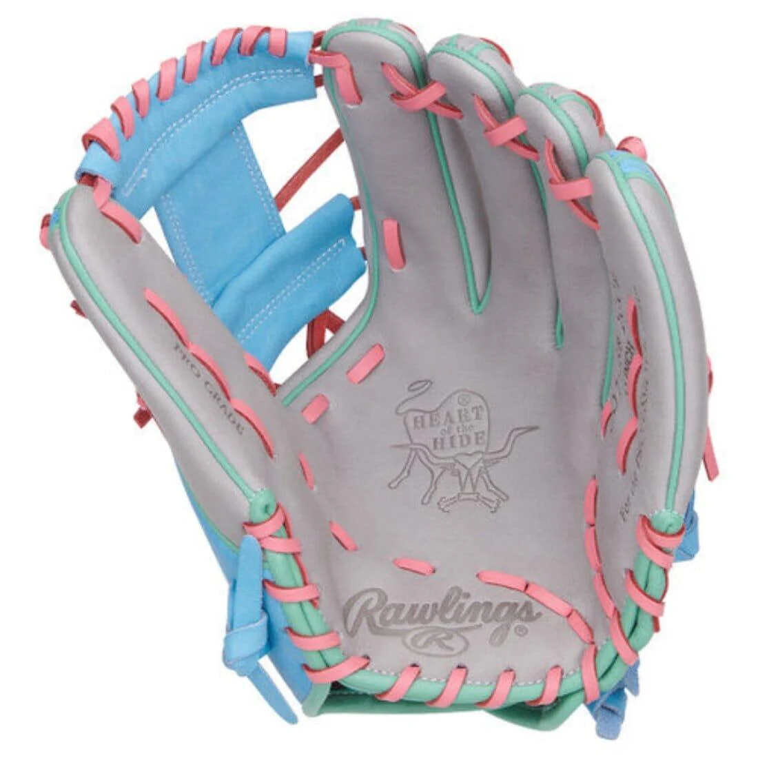 Rawlings Heart of the Hide Series 12" Fastpitch Softball Glove: PRO716SB-2GCB - Image 2