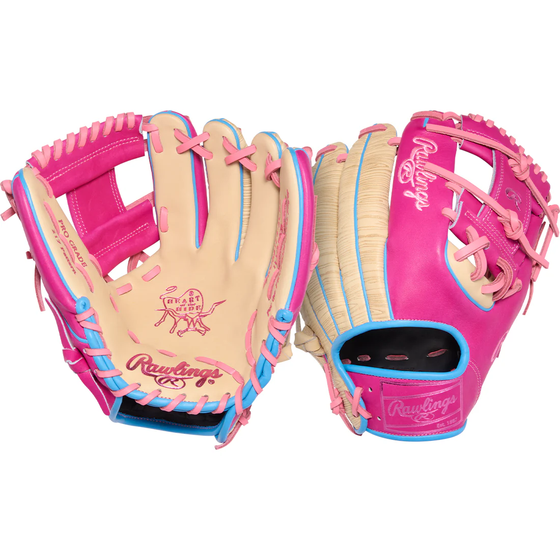 Rawlings Heart of the Hide Color Sync 10 11.5" Infield Baseball Glove: PROR2174-2CBE - Image 5