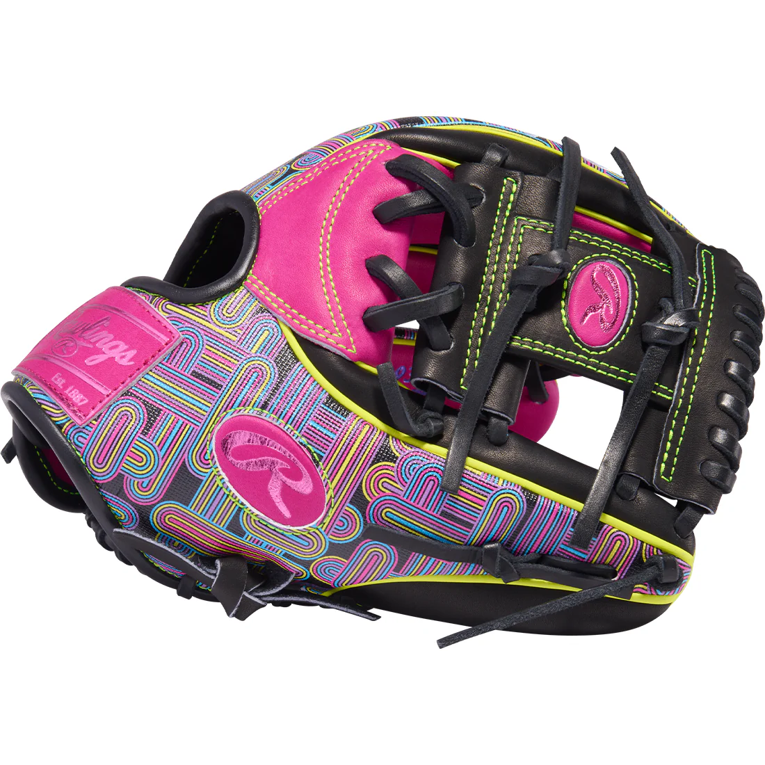 Rawlings Heart of the Hide Color Sync 10 11.5" Infield Baseball Glove: PROR934-2BEB - Image 3