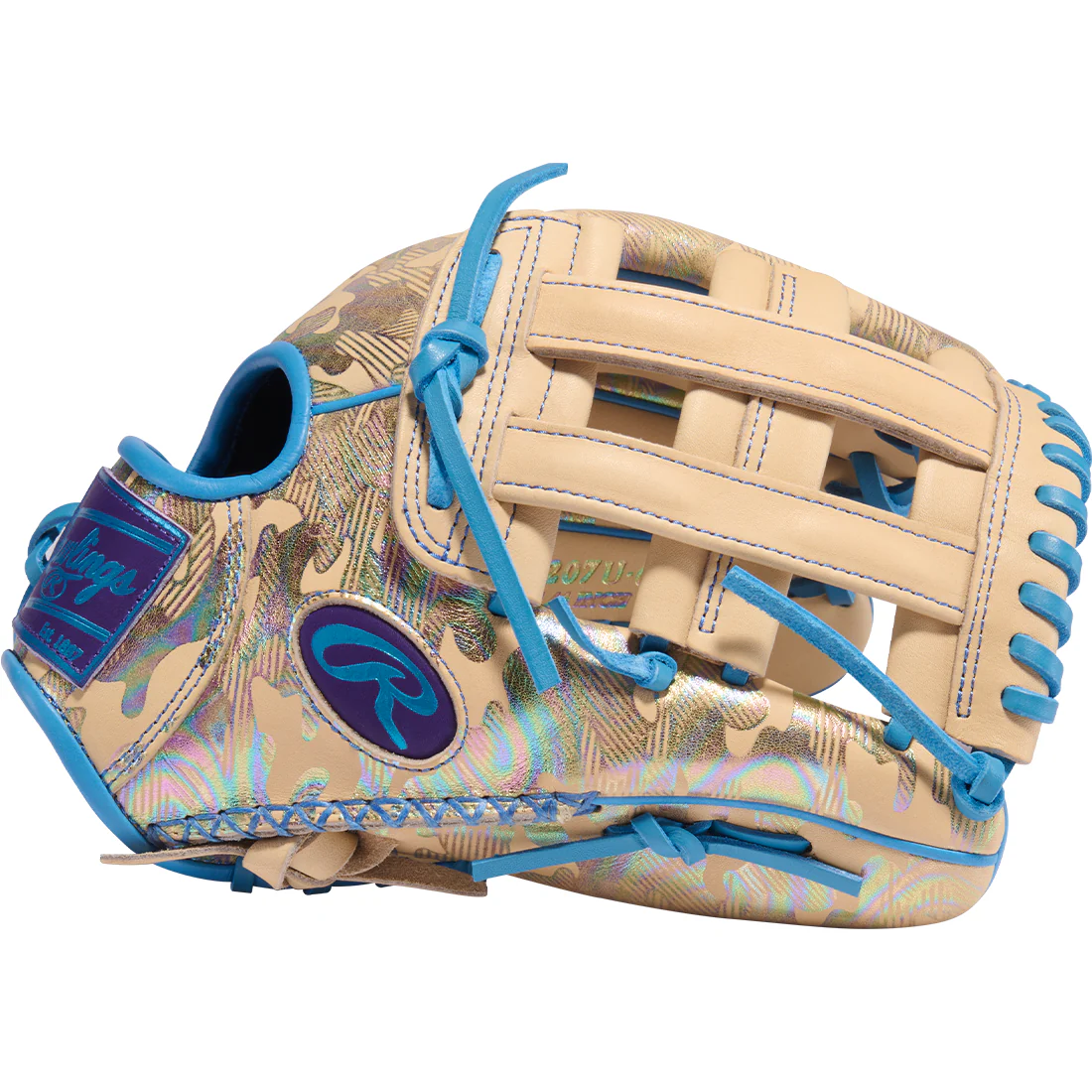 Rawlings Heart of the Hide Color Sync 10 12.25" Outfield Baseball Glove: PROR207U-6CC - Image 3