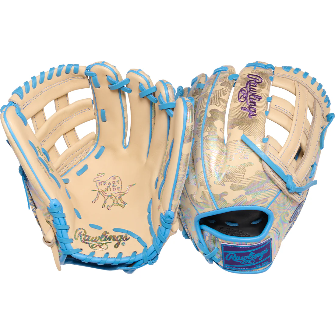 Rawlings Heart of the Hide Color Sync 10 12.25" Outfield Baseball Glove: PROR207U-6CC - Image 5