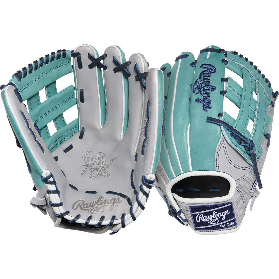 Rawlings Heart of the Hide Color Sync 10 12.75" Outfield Baseball Glove: PROR3039-6GSP - Image 5