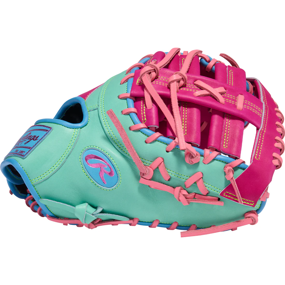 Rawlings Heart of the Hide Color Sync 10 13" First Baseman Mitt: PRORDCT-10BEM - Image 3