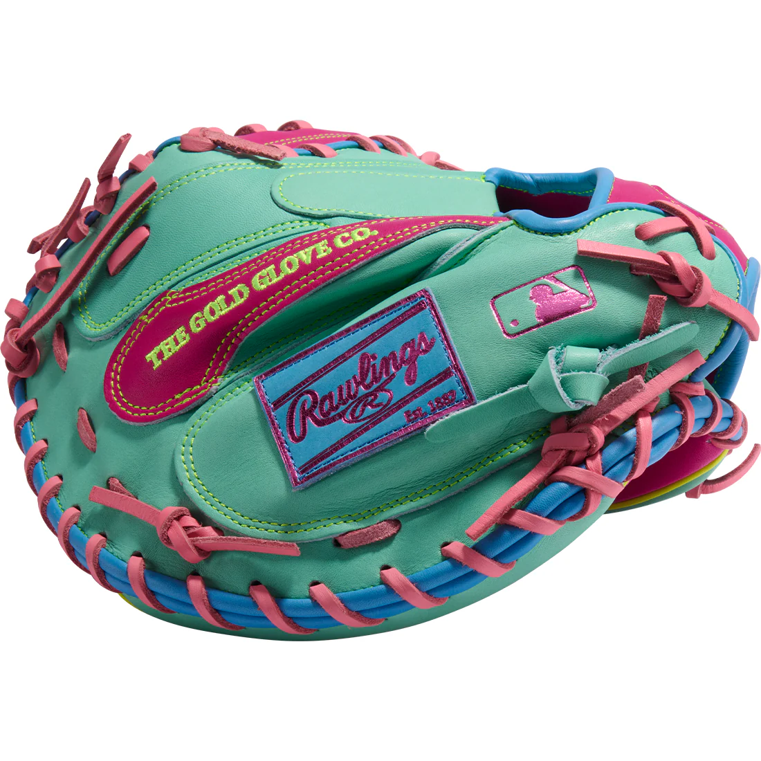 Rawlings Heart of the Hide Color Sync 10 34" Catchers Mitt: PRORCM43-23BEM - Image 4
