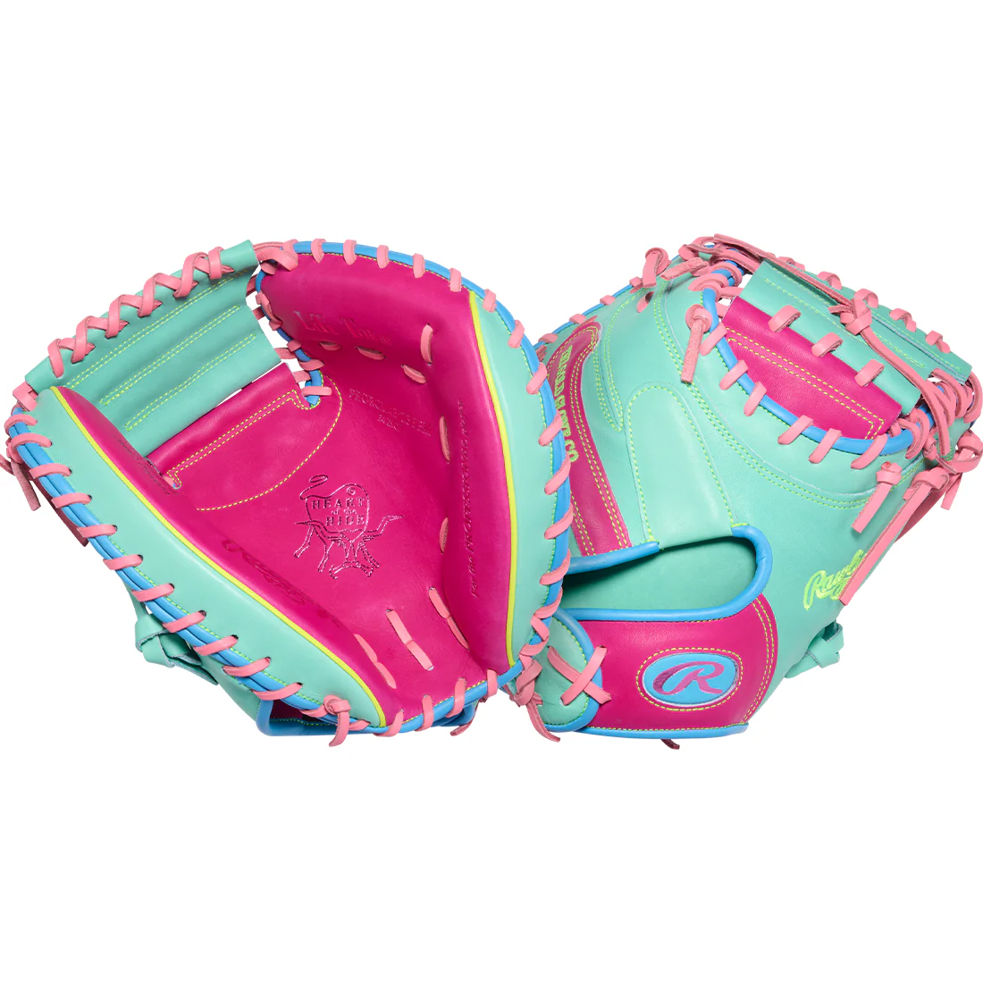 Rawlings Heart of the Hide Color Sync 10 34" Catchers Mitt: PRORCM43-23BEM - Image 5