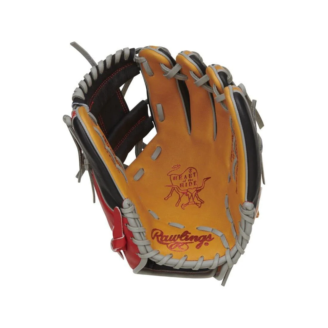 Rawlings Heart of the Hide Color Sync 8 11.5" Infield Baseball Glove: PRO934-2TS - Image 9