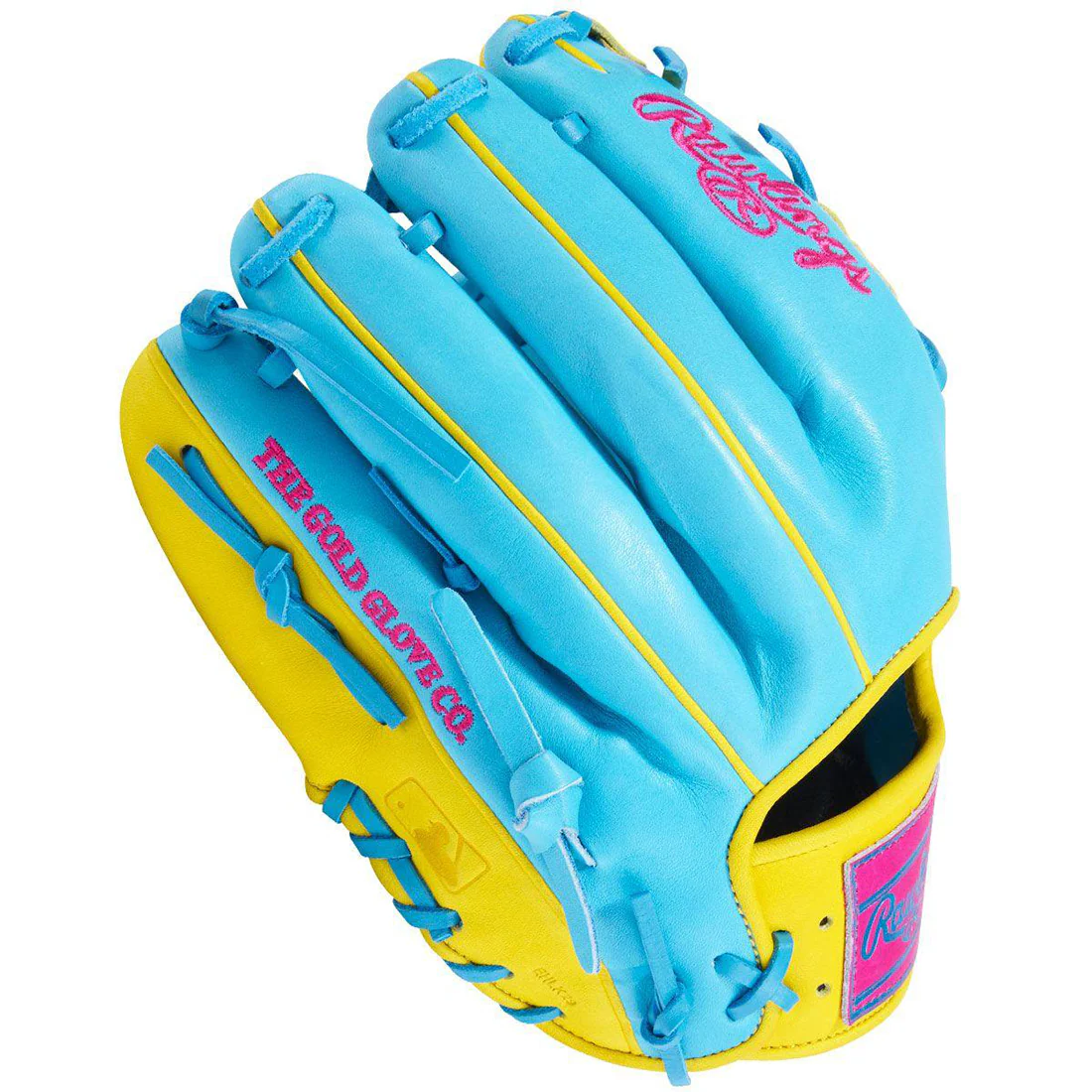 Rawlings Heart of the Hide Spring Break Edition 11.5" Infield Baseball Glove: PROR204-2CBYBE - Image 4