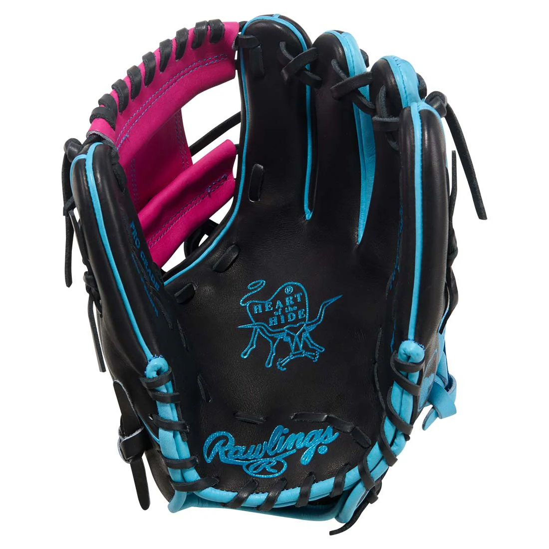 Rawlings Heart of the Hide Spring Break Edition 11.5" Infield Baseball Glove: PROR204-2BBE - Image 2