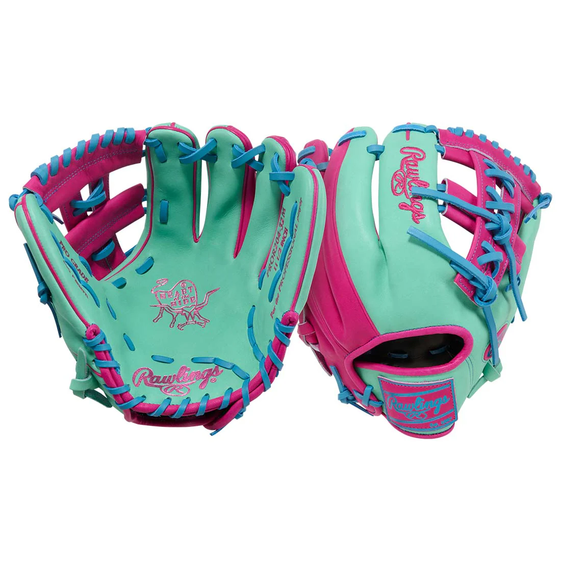 Rawlings Heart of the Hide Spring Break Edition 11.5" Infield Baseball Glove: PROR204-32M - Image 5
