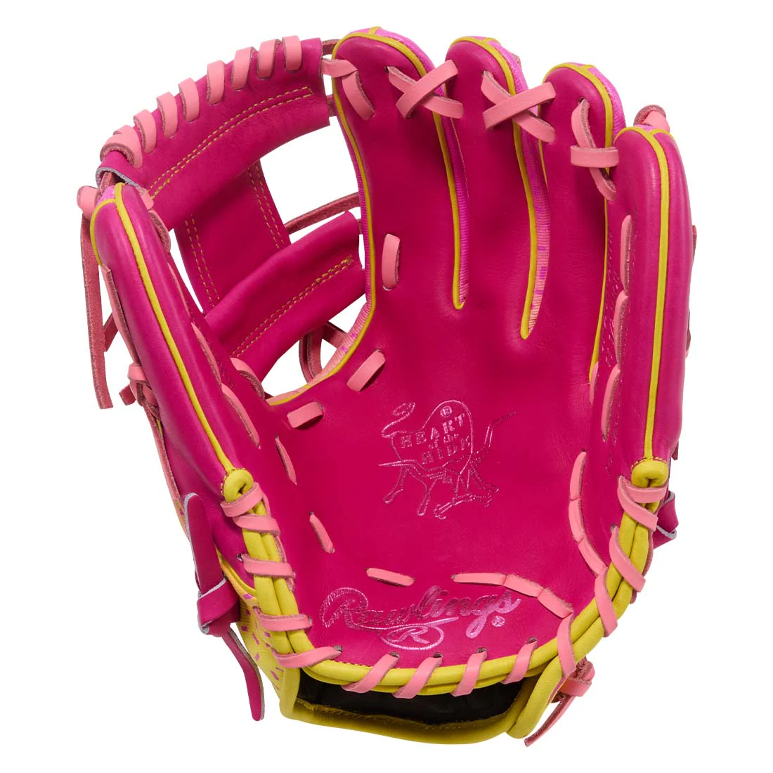 Rawlings Heart of the Hide Spring Break Edition 11.5" Infield Baseball Glove: PROR204-2BEP - Image 2