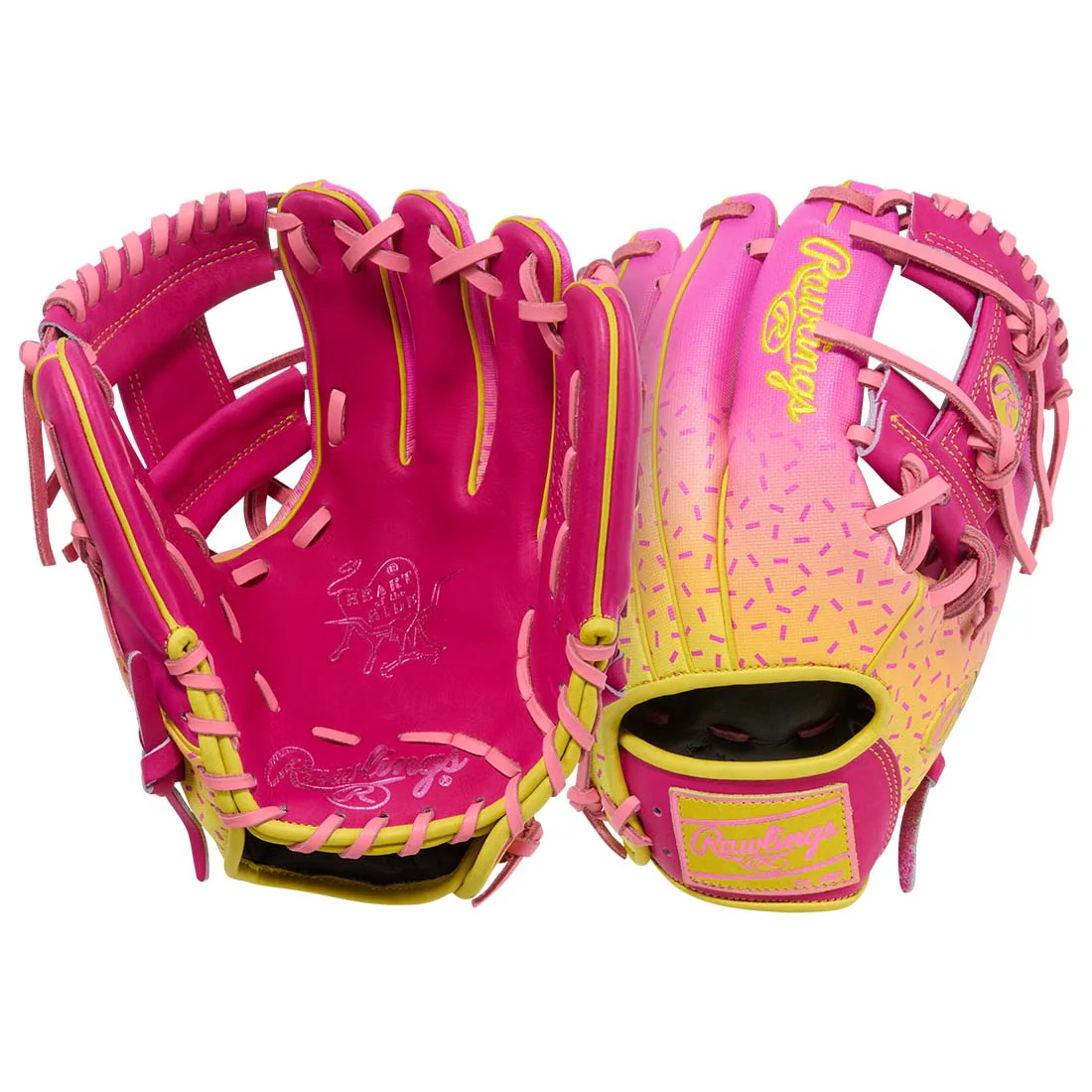 Rawlings Heart of the Hide Spring Break Edition 11.5" Infield Baseball Glove: PROR204-2BEP - Image 5